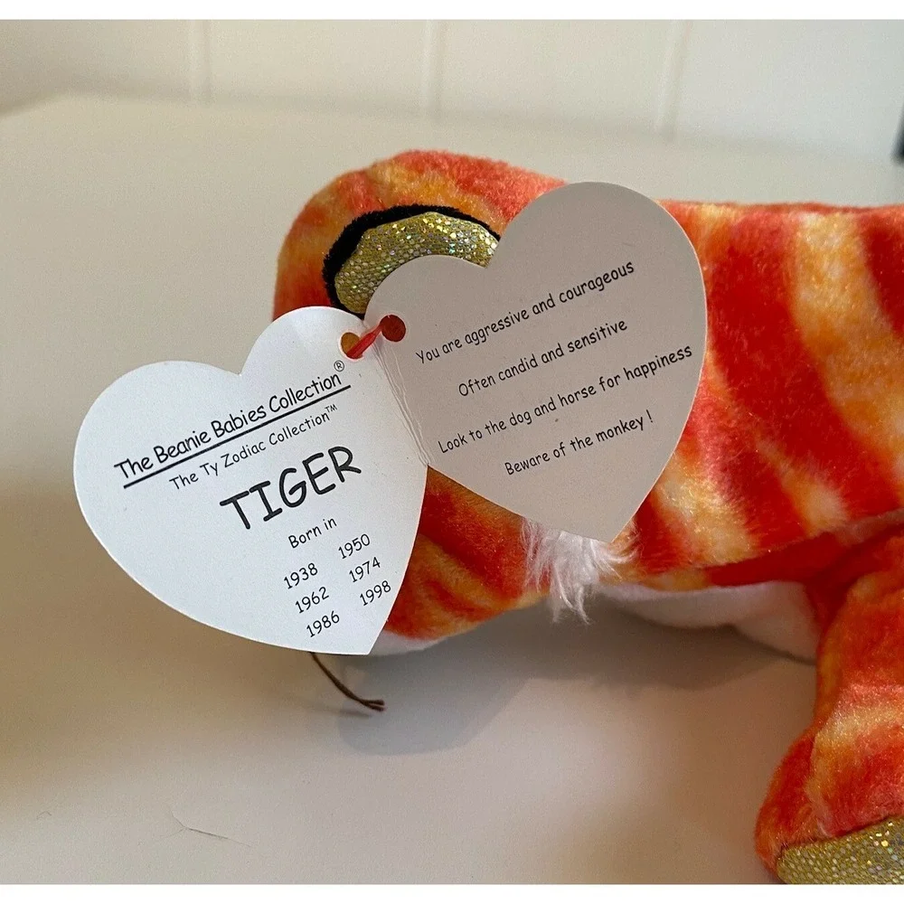 Zodiac Tiger - Ty Beanie Babies Collectible